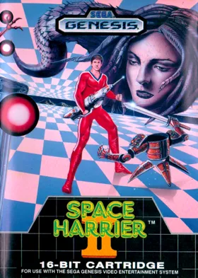 Space Harrier II (Japan) (Launch Cart) box cover front